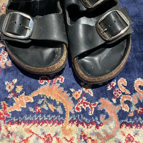 Birkenstock Big Buckle Leather Sandals. - Picture 4 of 5